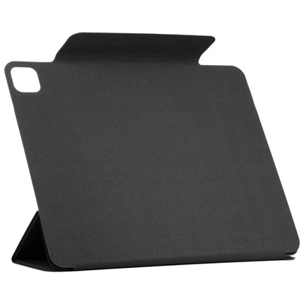 For iPad Pro 11 2022 / 2021 / 2020 / 2018 / Air 2020 10.9 Horizontal Flip Ultra-thin Fixed Buckle Magnetic PU Leather Tablet Case With Three-folding Holder & Sleep / Wake-up Function(Black)-garmade.com