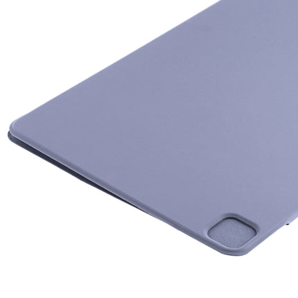 For iPad Pro 11 2022 / 2021 / 2020 / 2018 / Air 2020 10.9 Horizontal Flip Ultra-thin Fixed Buckle Magnetic PU Leather Tablet Case With Three-folding Holder & Sleep / Wake-up Function(Purple)-garmade.com
