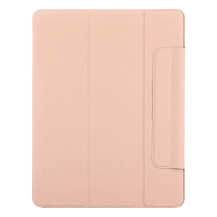 For iPad Pro 11 2022 / 2021 / 2020 / 2018 / Air 2020 10.9 Horizontal Flip Ultra-thin Fixed Buckle Magnetic PU Leather Tablet Case With Three-folding Holder & Sleep / Wake-up Function(Gold)-garmade.com