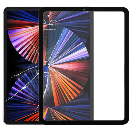 Front Screen Outer Glass Lens for iPad Pro 12.9 inch (2021) A2378 A2461 A2379 (Black)-garmade.com