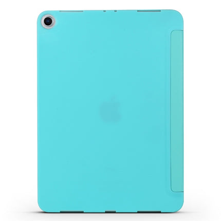 Millet Texture PU+ Silica Gel Full Coverage Leather Case for iPad Air (2019) / iPad Pro 10.5 inch, with Multi-folding Holder(Green)-garmade.com