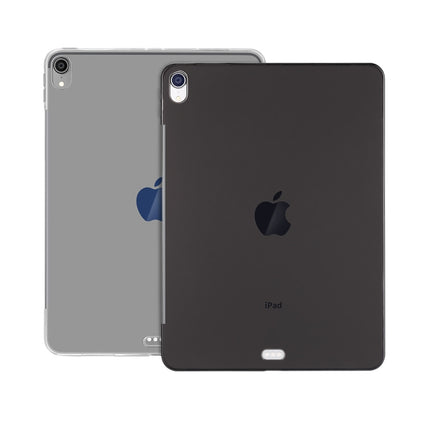 Shockproof TPU Protective Case for iPad Pro 12.9 inch (2018) (Transparent Black)-garmade.com