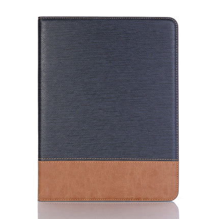 Cross Texture Horizontal Flip PU Leather Case for iPad Pro 11 inch (2018), with Holder & Card Slots & Wallet(Dark Blue)-garmade.com