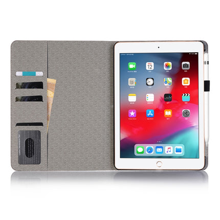 Plaid Texture Horizontal Flip PU Leather Case for iPad Pro 11 inch (2018), with Holder & Card Slots & Wallet(Coffee)-garmade.com