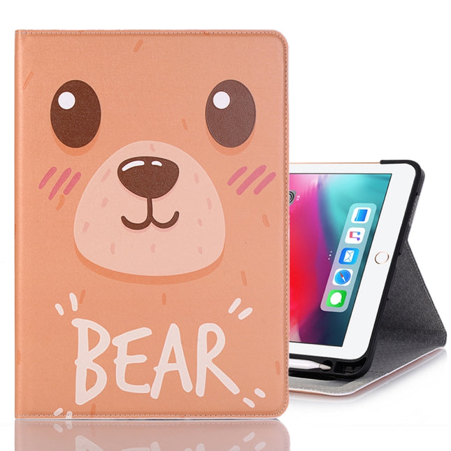 Bear Pattern Horizontal Flip Leather Case for iPad Pro 11 inch (2018),with Card Slots & Holder & Wallet & Photo Frame & Pen slot-garmade.com