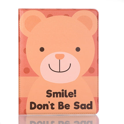 Smile Bear Pattern Horizontal Flip Leather Case for iPad Pro 11 inch (2018),with Card Slots & Holder & Wallet & Photo Frame & Pen slot-garmade.com