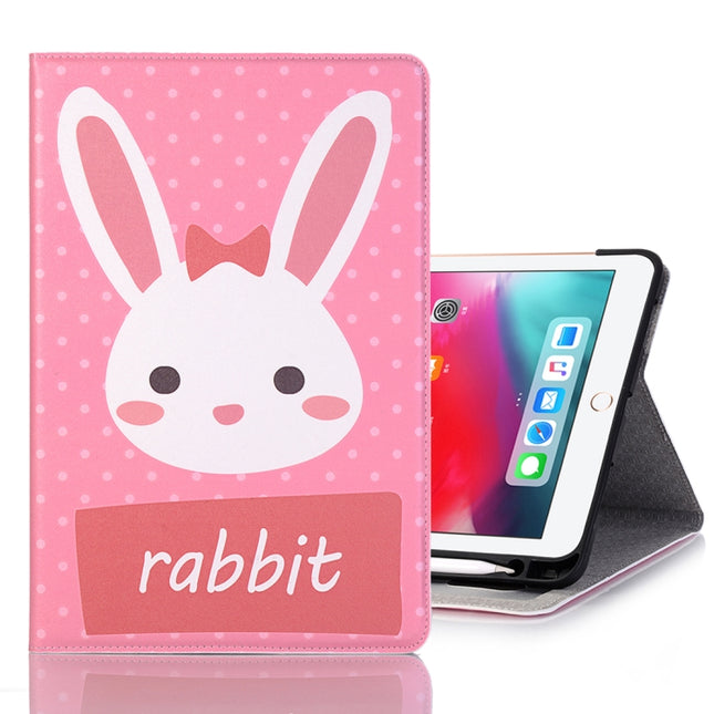 Rabbit Pattern Horizontal Flip Leather Case for iPad Pro 11 inch (2018),with Card Slots & Holder & Wallet & Photo Frame & Pen slot-garmade.com