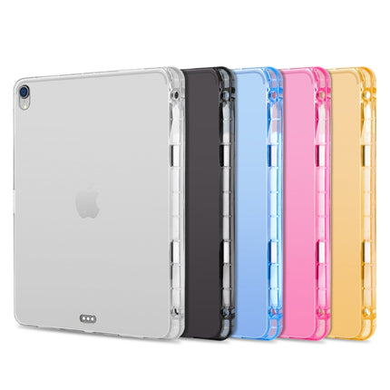 Highly Transparent TPU Soft Protective Case for iPad Pro 11 inch (2018), with Pen Slot (Transparent)-garmade.com