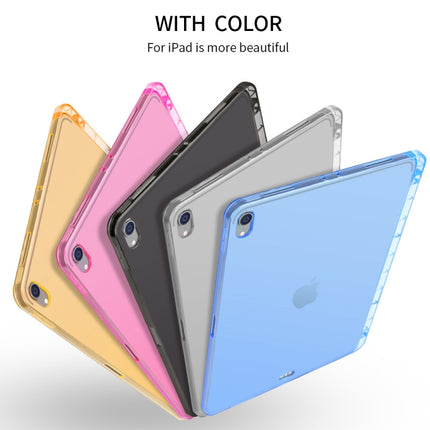 Highly Transparent TPU Soft Protective Case for iPad Pro 12.9 inch (2018), with Pen Slot (Black)-garmade.com