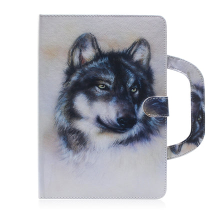 Wolf Pattern Horizontal Flip Leather Case for iPad Mini(2019) / Mini 1 / 2 / 3 / 4, with Holder & Card Slot & Wallet-garmade.com