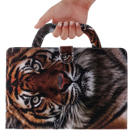 Tiger Pattern Horizontal Flip Leather Case for iPad Mini(2019) / Mini 1 / 2 / 3 / 4, with Holder & Card Slot & Wallet-garmade.com