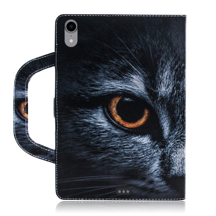 Half-Faced Cat Pattern Horizontal Flip Leather Case for iPad Pro 11 Inch (2018), with Holder & Card Slot & Wallet-garmade.com