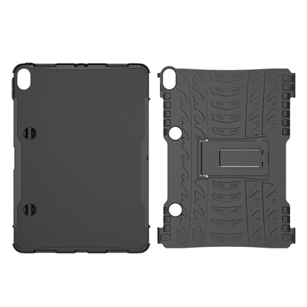 Tire Texture TPU+PC Shockproof Case for iPad Pro 11 inch (2018), with Holder & Pen Slot (Black)-garmade.com