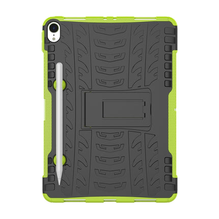 Tire Texture TPU+PC Shockproof Case for iPad Pro 11 inch (2018), with Holder & Pen Slot (Green)-garmade.com