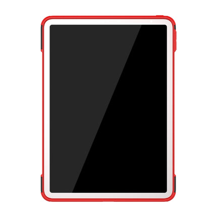 Tire Texture TPU+PC Shockproof Case for iPad Pro 11 inch (2018), with Holder & Pen Slot (Red)-garmade.com