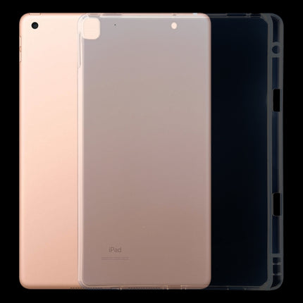 For iPad 10.2 / iPad Pro 10.5 (2017) 3mm Shockproof Transparent Protective Case with Pen Slot-garmade.com