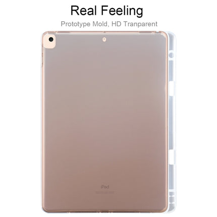 For iPad 10.2 / iPad Pro 10.5 (2017) 3mm Shockproof Transparent Protective Case with Pen Slot-garmade.com