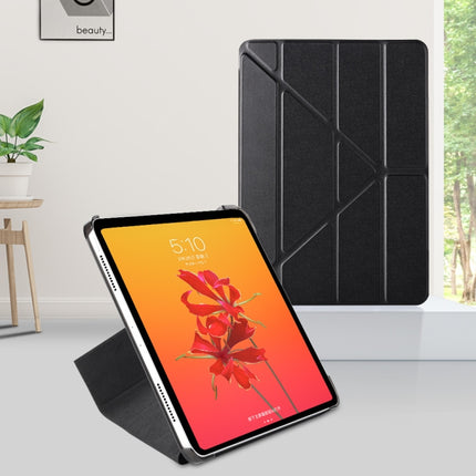 Horizontal Flip Ultra-thin Magnetic PU Leather Case for iPad Pro 11 inch 2018/2020/2021, with Sleep / Wake-up Function(Black)-garmade.com