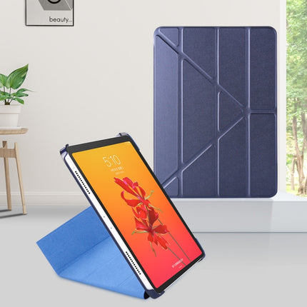 Horizontal Flip Ultra-thin Magnetic PU Leather Case for iPad Pro 11 inch 2018/2020/2021, with Sleep / Wake-up Function(Dark Blue)-garmade.com