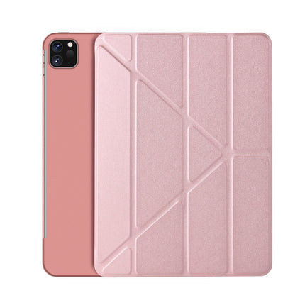 Horizontal Flip Ultra-thin Magnetic PU Leather Case for iPad Pro 11 inch 2018/2020/2021, with Sleep / Wake-up Function(Rose Gold)-garmade.com