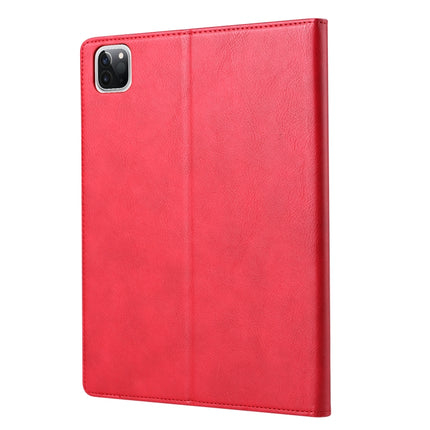 Knead Skin Texture Horizontal Flip Leather Case for iPad Pro 11 inch 2022/2021/2020/2018, with Photo Frame & Holder & Card Slots & Wallet & Pen Slot (Red)-garmade.com