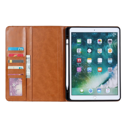Knead Skin Texture Horizontal Flip Leather Case for iPad Air 2019 10.5 inch, with Photo Frame & Holder & Card Slots & Wallet & Pen Slot (Black)-garmade.com