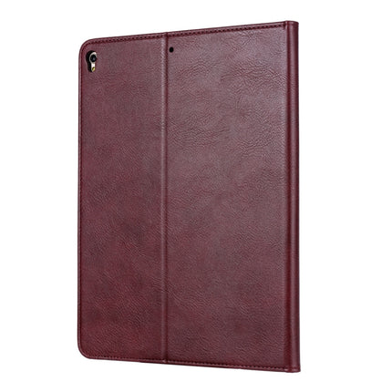 Knead Skin Texture Horizontal Flip Leather Case for iPad Air 2019 10.5 inch, with Photo Frame & Holder & Card Slots & Wallet & Pen Slot (Wine Red)-garmade.com