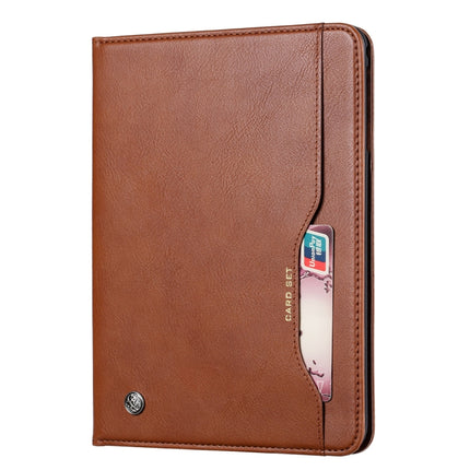 Knead Skin Texture Horizontal Flip Leather Case for iPad Air 2019 10.5 inch, with Photo Frame & Holder & Card Slots & Wallet & Pen Slot (Brown)-garmade.com