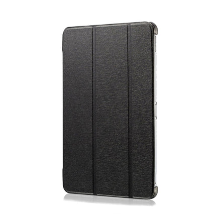 Silk Texture Horizontal Flip Magnetic PU Leather Case for iPad Pro 11 inch (2018), with Three-folding Holder & Sleep / Wake-up Function(Black)-garmade.com