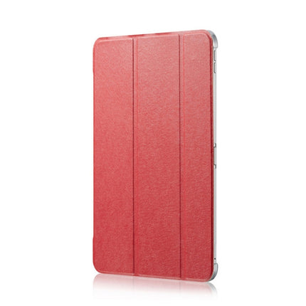 Silk Texture Horizontal Flip Magnetic PU Leather Case for iPad Pro 12.9 inch (2018), with Three-folding Holder & Sleep / Wake-up Function(Red)-garmade.com