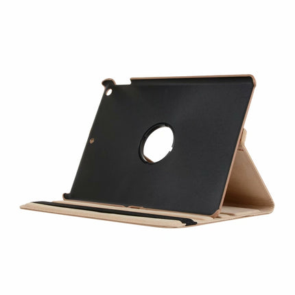 For iPad 10.2 / iPad Air 2019 10.5 / iPad 10.2 2020 Litchi Texture Horizontal Flip 360 Degrees Rotation Leather Case(Black)-garmade.com