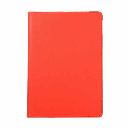 For iPad 10.2 / iPad Air 2019 10.5 / iPad 10.2 2020 Litchi Texture Horizontal Flip 360 Degrees Rotation Leather Case(Red)-garmade.com