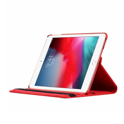 Litchi Texture Horizontal Flip 360 Degrees Rotation Leather Case for iPad Mini 2019, with Holder & Sleep / Wake-up Function (Black)-garmade.com