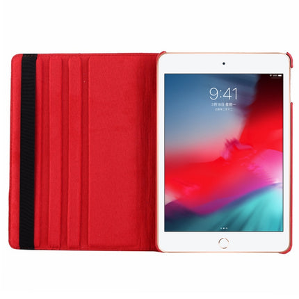 Litchi Texture Horizontal Flip 360 Degrees Rotation Leather Case for iPad Mini 2019, with Holder & Sleep / Wake-up Function (Gold)-garmade.com