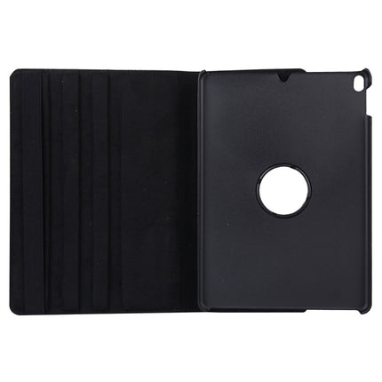 Litchi Texture 360 Degree Spin Multi-function Horizontal Flip Leather Protective Case with Holder for iPad Pro 10.5 inch / iPad Air (2019) (Black)-garmade.com