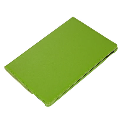 Litchi Texture 360 Degree Spin Multi-function Horizontal Flip Leather Protective Case with Holder for iPad Pro 10.5 inch / iPad Air (2019) (Green)-garmade.com