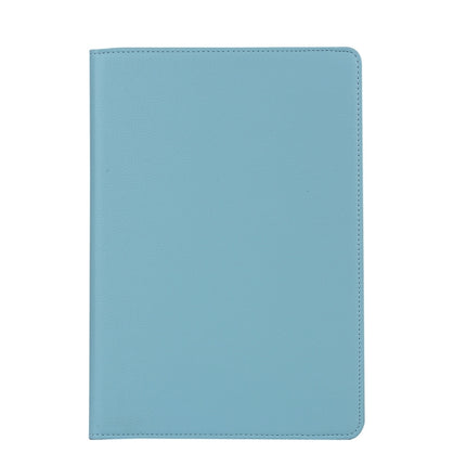Litchi Texture 360 Degree Spin Multi-function Horizontal Flip Leather Protective Case with Holder for iPad Pro 10.5 inch / iPad Air (2019) (Baby Blue)-garmade.com