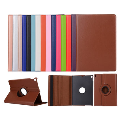 Litchi Texture 360 Degree Spin Multi-function Horizontal Flip Leather Protective Case with Holder for iPad Pro 10.5 inch / iPad Air (2019) (Red)-garmade.com