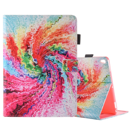 For iPad Pro 10.5 inch Swirl Watercolor Pattern Horizontal Flip Leather Case with 3 Gears Holder & Card Slots-garmade.com