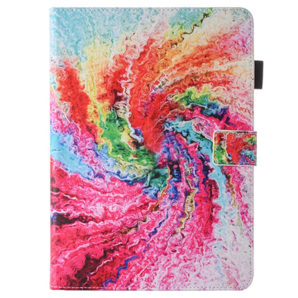 For iPad Pro 10.5 inch Swirl Watercolor Pattern Horizontal Flip Leather Case with 3 Gears Holder & Card Slots-garmade.com