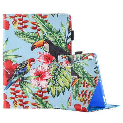 For iPad Pro 10.5 inch Flowers and Birds Pattern Horizontal Flip Leather Case with 3 Gears Holder & Card Slots-garmade.com
