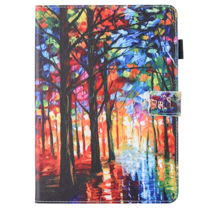 For iPad Pro 10.5 inch Forest Pattern Horizontal Flip Leather Case with 3 Gears Holder & Card Slots-garmade.com