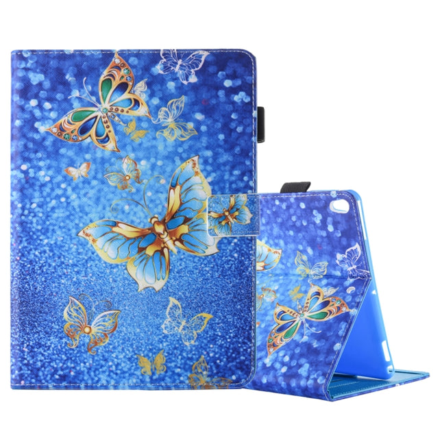 For iPad Pro 10.5 inch Butterfly Pattern Horizontal Flip Leather Case with 3 Gears Holder & Card Slots-garmade.com