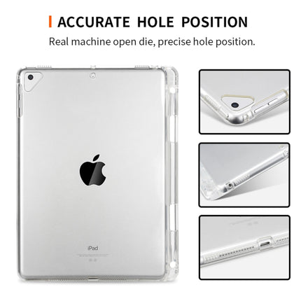 Transparent TPU Soft Protective Back Cover Case for iPad Pro 10.5 inch, with Pen Slots-garmade.com
