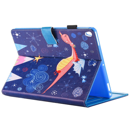 For iPad Pro 10.5 inch Flying Dragon Print Horizontal Flip PU Leather Protective Case with Holder & Card Slots & Photo Frame-garmade.com