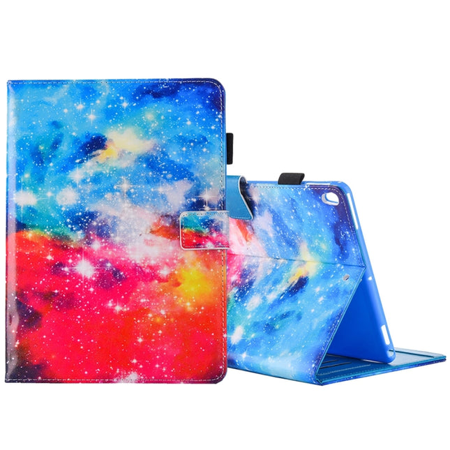 For iPad Pro 10.5 inch Starry Sky Print Horizontal Flip PU Leather Protective Case with Holder & Card Slots & Photo Frame-garmade.com