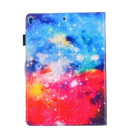 For iPad Pro 10.5 inch Starry Sky Print Horizontal Flip PU Leather Protective Case with Holder & Card Slots & Photo Frame-garmade.com