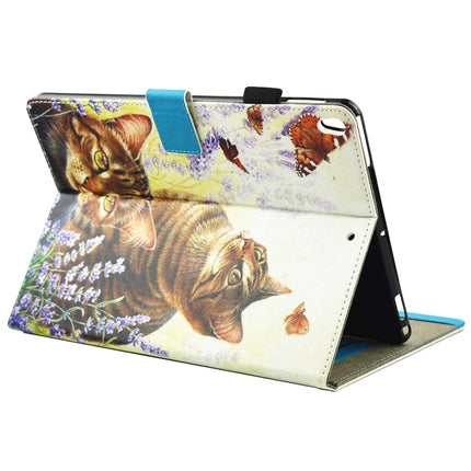 For iPad Pro 10.5 inch Cats and Butterflies Pattern Horizontal Flip Leather Protective Case with Holder & Card Slots & Sleep-garmade.com