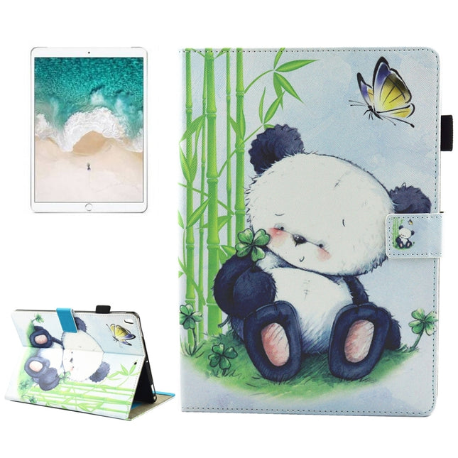 For iPad Pro 10.5 inch Panda pattern Horizontal Flip Leather Protective Case with Holder & Card Slots & Sleep-garmade.com