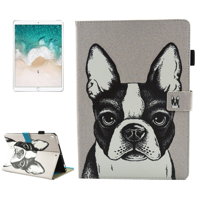 For iPad Pro 10.5 inch Bulldog pattern Horizontal Flip Leather Protective Case with Holder & Card Slots & Sleep-garmade.com
